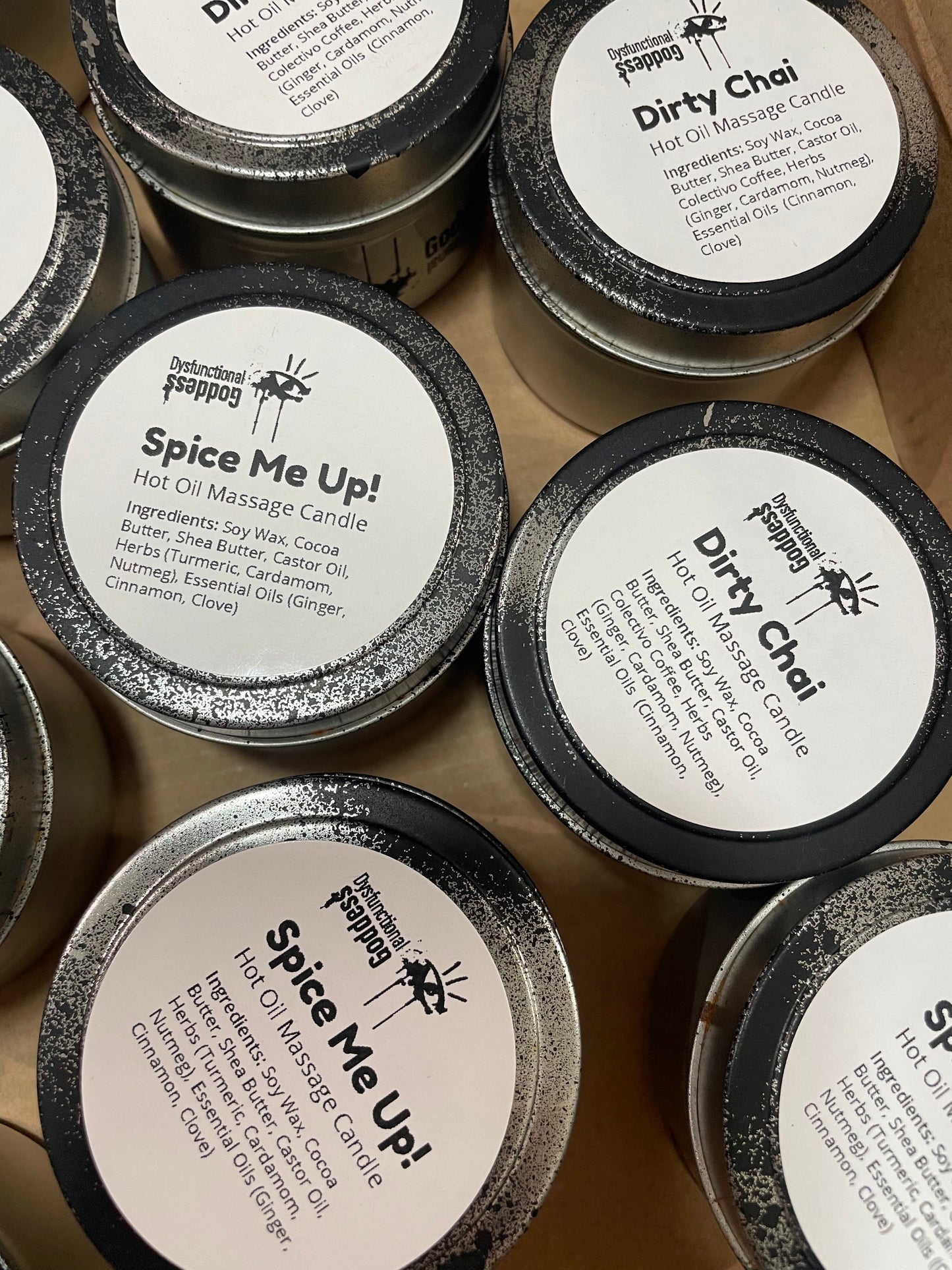 Spice Me Up Hot Oil Lotion Candle